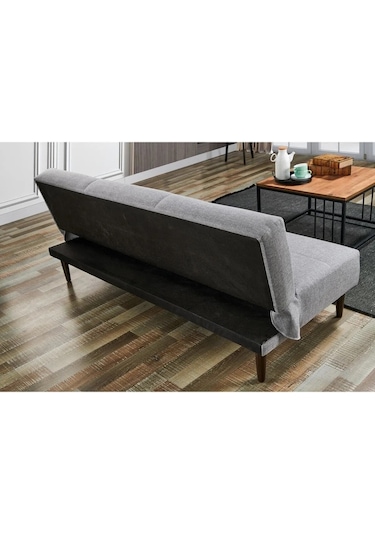 Box Üç Kişilik Süngerli Kanepe - Gri