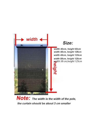 Gümüş Vantuzlu Mutfak Güneşlik Blok Uv Perdeler Karartma Perdesi Pencere Perdeleri Stor Perde