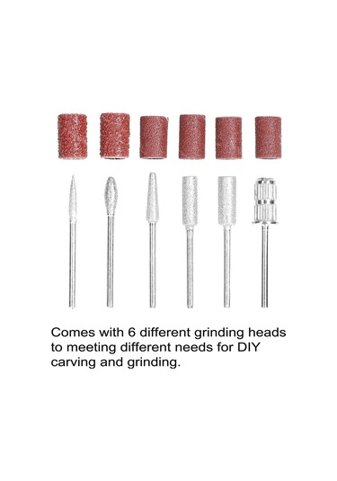 Hallow E20337Y USB Güç Kaynakları El Mini Elektrikli Öğütücü Tırnak