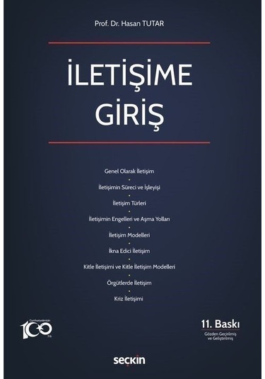 İletişime Giriş / Prof. Dr. Hasan Tutar