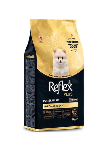 Reflex Plus Hypoallergenic Pomerian Yavru Köpek Maması 8 KG
