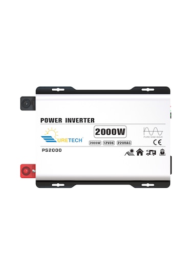 Uretech 2000 Watt 12V Tam Sinüs İnverter 2000 W 12V-220V İnvertör
