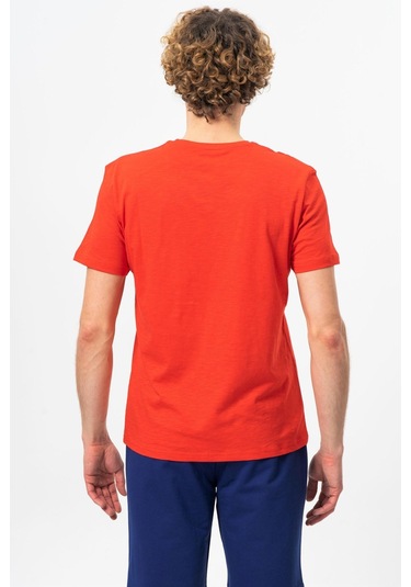 Benetton Bnt-m099-r-23y Erkek T-shirt Bnt-m099-r-r0766 Kırmızı