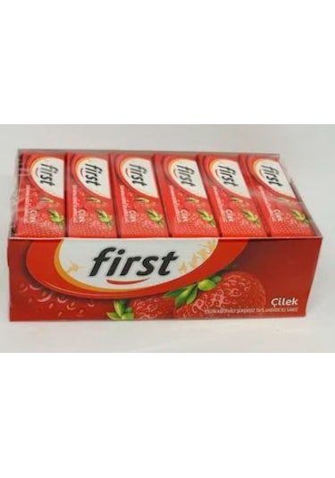 First Duo Çilek Aromalı Sakız 24 x 13.5 G