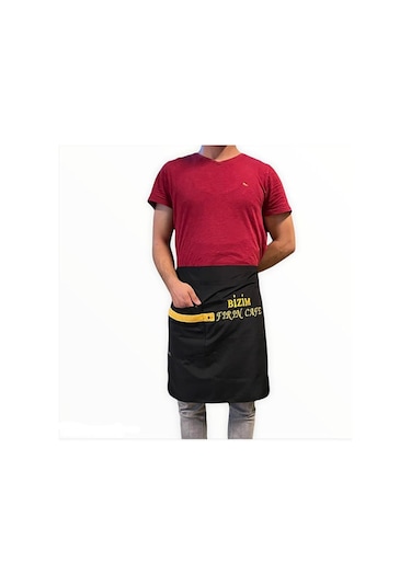 Yarım Belden Bağlamalı Önlük Micropolyester Kuaför Cafe Garson Re