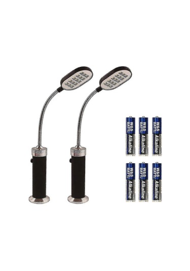 Barbekü Izgara Lambası Manyetik Tabanlı Süper Parlak Led Bar Çok Renkli