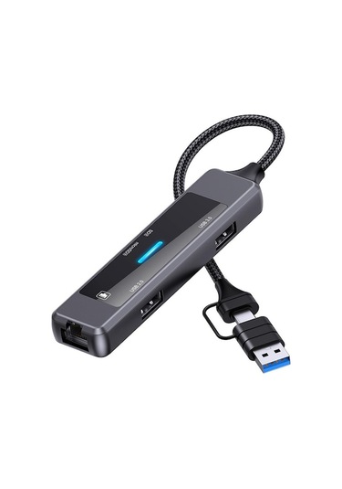 Trendooze 5 Adet Bağlantı Birimi Usb C Hub Splitter Pratik Multi İletişim Merkezi 10,2cmx2,4cmx1,4cm