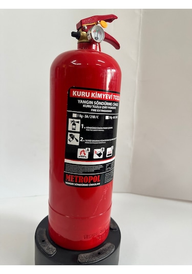 2 Kg Kuru Tozlu Yangın Söndürme Tüpü