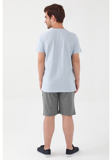 Arnetta Arnetta Gri Erkek Bermuda Takım 001