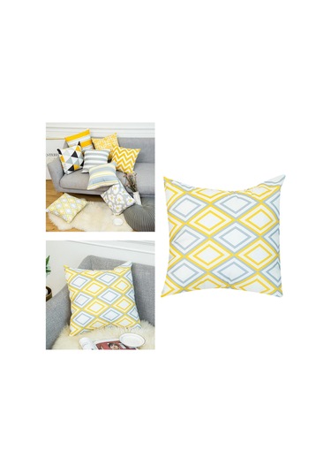 Homyl 18 "geometrik Yastık Kılıfı Kanepe Atmak Minder Stil4