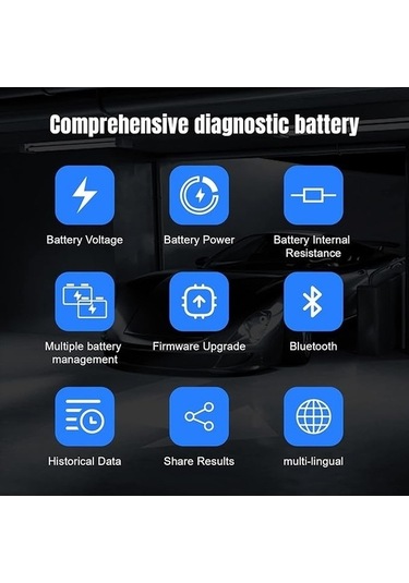 Tongxida Araba Bk200 6v/12v/24v Pil Test Cihazı, Akü Yük Test Cihazı, Direnç Analiz Cihazı, Motosiklet Çim Biçme Makinesi Uygu