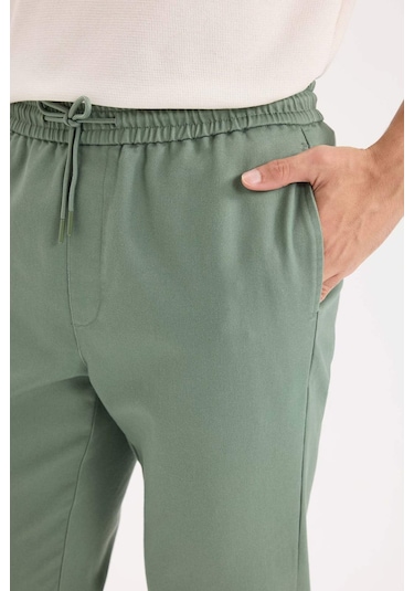 DeFacto Yazlık Jogger Pantolon Beli Bağcıklı Cepli D5966AX25SPGN457