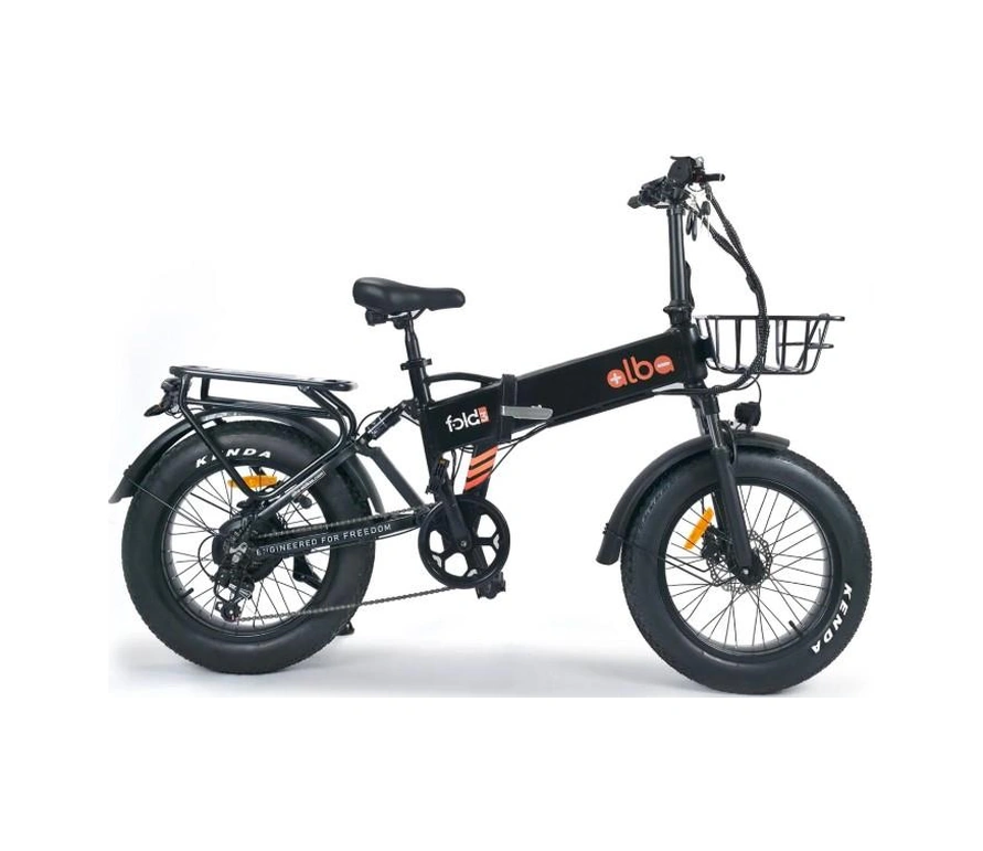 Alba Fold 3 Standart 500 Watt Katlanır Elektrikli Bisiklet Siyah Nfc Özellikli 48v 10,4 Ah Batarya Siyah