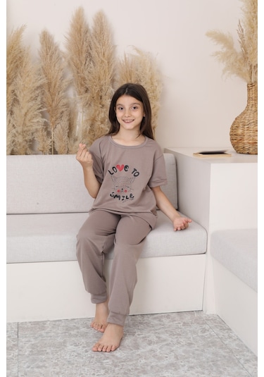 Sleeproom Iki Iplik Yazlik Çocuk Garson Gez Beden Eşofman Giyim Taş