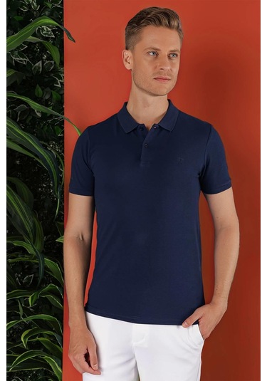 Ts 845 Lacivert Spor T-shirt Lacivert