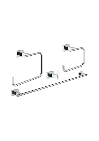 Grohe Essentials Cube 4'Ü Bir Arada Banyo Aksesuar Seti 40778001