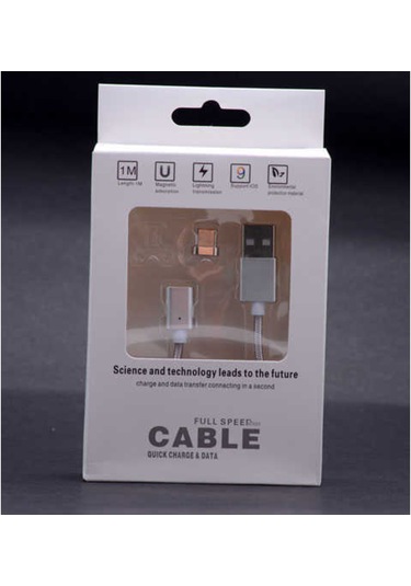 Type-C Mıknatıslı Usb Kablo