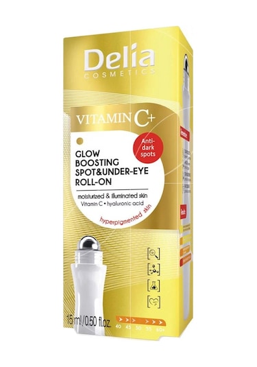 Delia Cosmetics Vitamin C+ Göz Çevresi Aydınlatıcı Roll-On 15 ML