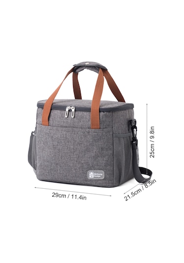 Mufunye Suya Dayanıklı, Gri Büyük Boy Alüminyum Foil Kişisel Buzluk Mor