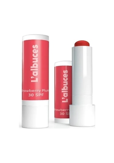 L'albuces Strawberry Plump Lip Balm SPF30