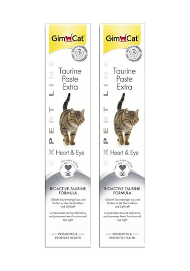 Gimcat Taurine Kalp ve Göz Sağlığı Destek Kedi Macunu 2 x 50 G