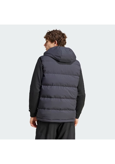 Adidas Erkek Helionic Hooded Down Siyah Yelek Ix8113 001