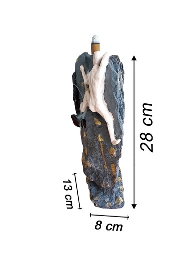 Dağcı Tırmanan Siyah Ve Beyaz Adam Biblosu Geri Akış Tütsülük