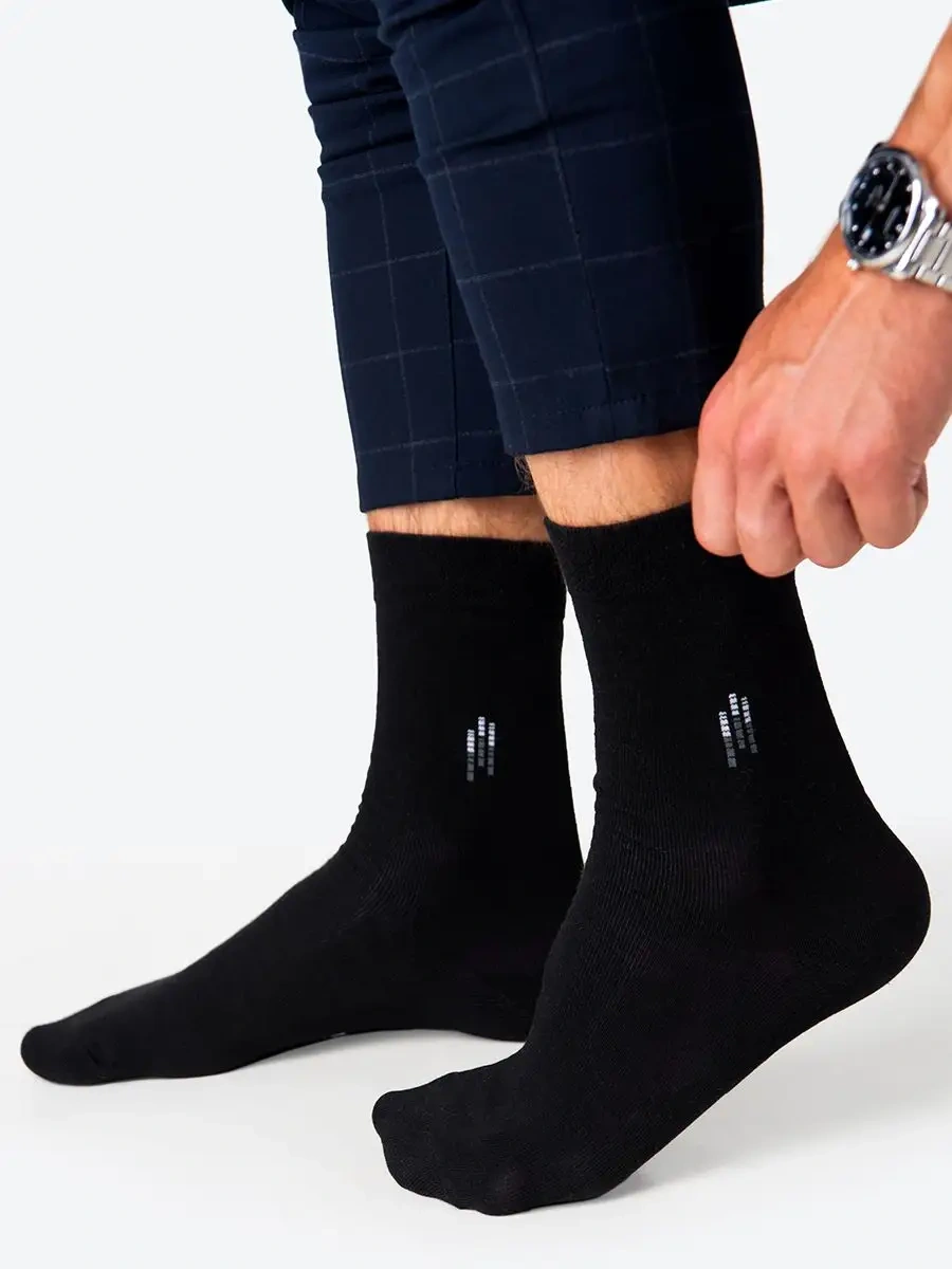 Happyfox Yüksek Bilekli Çoraplar 6 Çift Set 169524324 Siyah