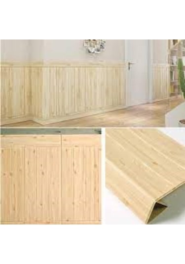 10 Adet Nw37 Ahşap Lambri Arkası Yapışkanlı Esnek Silinebilir