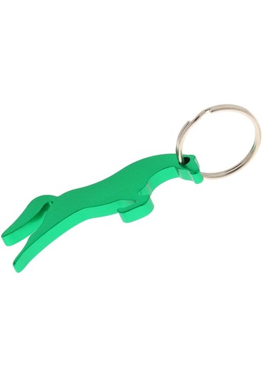 Homyl Alüminyum At Basit Şişe Açacağı Anahtarlık Yeşil Yeşil