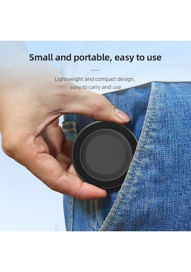 Vkemall İphone 15/14/13/12 Magsafe Uyumlu Alüminyum Manyetik Telefon Tutucu, 1/4 Vida Deligi İle