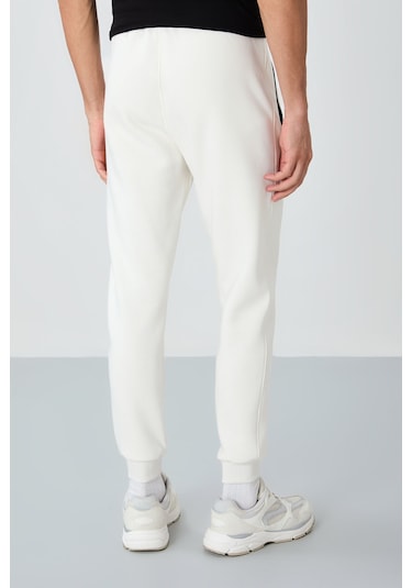 Tommy Life Cesar Ekru Cepli Şardonlu Erkek Eşofman Alt - 84929 Ekru