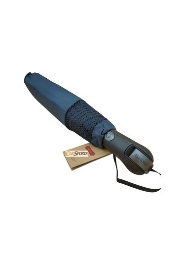 Parachase Aerodinamik Saplı Rüzgar Geçirmez 3 Kademeli Tam Otomatik Çift Katmanlı Şemsiye- Lacivert