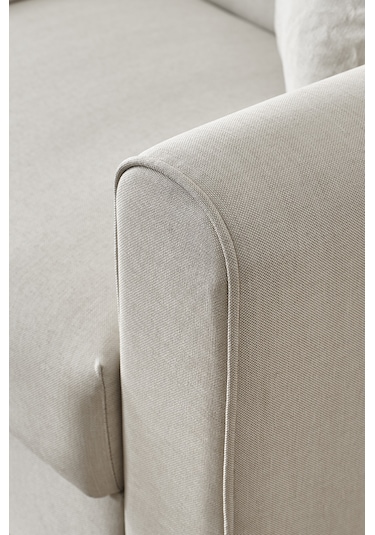 Flavia 3'lü Kanepe Salon, Oturma Odası Yataklı Bazalı Krem