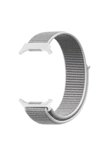 Biriva Home Galaxy Watch Ultra 47mm Krd-03 Hasır Kordon-krem