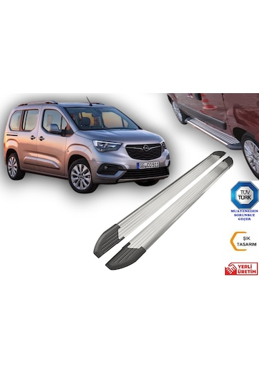 Opel Combo Araca Özel Yan Basamak Koruma 2019 2020 2021 2022 2023 2024 2025