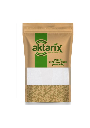 100 Gr İnce Yemeklik Çankırı Kaya Tuzu Rafine Edilmemiş