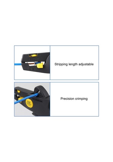 Fortunelane 20-9awg Aralığında Güçlendirilmiş Nilon Telli Kablo Soyucu, Hızlı & Doğru Tam Soyma, D5 Standart, 0.5-6m