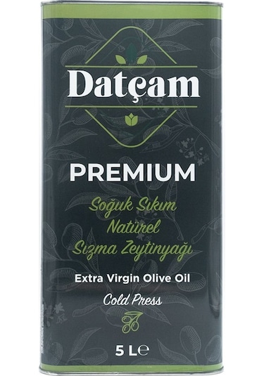Datçam Premium Soğuk Sıkım Zeytinyağı 5 LT