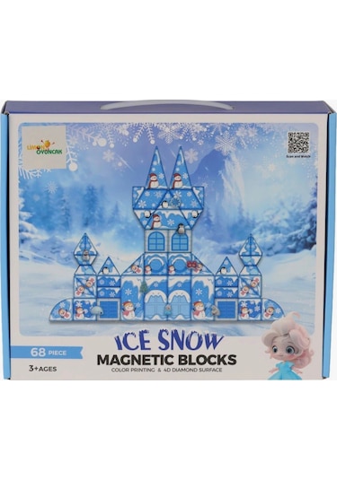 Margotoys Manyetik Blok Karlar Ülkesi Özel Konsept 68 Parça