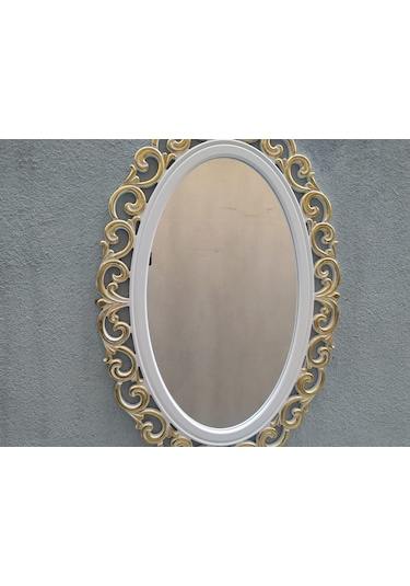 Ayna-Dresuar Motifli Model Parlak Gold Renk Kayın Torna Kutu Içi(486072426) Altın