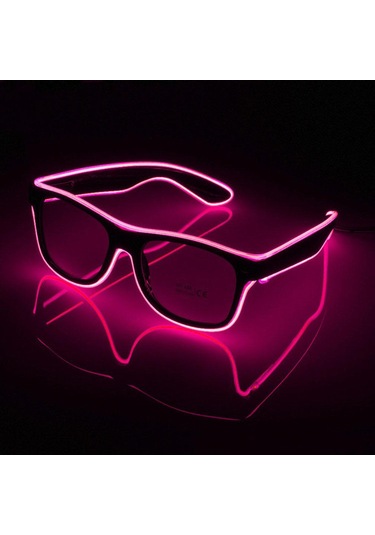 Led Vizörlü Gözlükler Neon Parti El Tel Gözlükler Cosplay Rave Festivalleri Cadılar Bayramı Barları Kulüpleri Partileri İçin Işıklı Gözlükler Çok Renkli