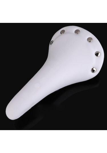 Fochsia Beyaz Stil Bisiklet Koltuk Koltuk Vintage Nokta Pu Deri Bisiklet Bisiklet Koltuk Rahat Altın