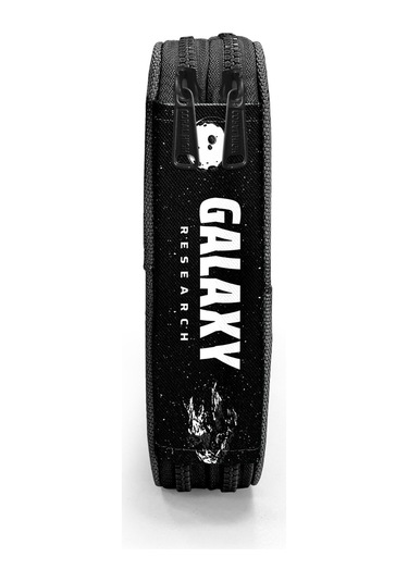 Coral High Kids Siyah Galaxy Desenli Çift Katlı Kalem Çanta 11148 Siyah