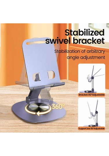 Liangmei Olaf Döner Masa Cep Telefonu Tutucu Desteği Masaüstü