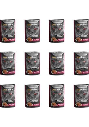 Prochoice Dana Etli Yetişkin Kedi Konservesi 400 Gr 12 Adet