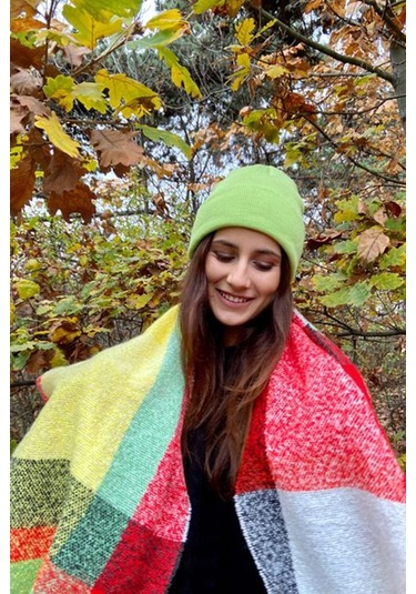 Basic Bere Unisex Su Yeşili Katlamalı Şık Unisexbasicbere Düz Bere Su Yeşili