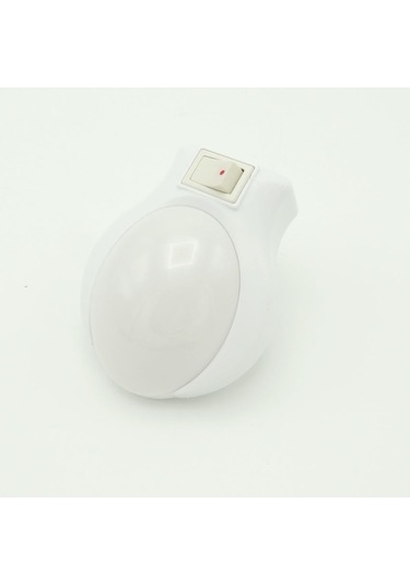 Ufo Led Gece Lambası 0,5W Tasarruflu Işıklı Fişli Düğmeli Çok Renkli