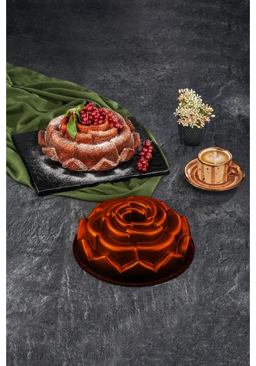 Gül Desenli Kek Kalıbı