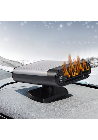 Araç Isıtıcısı, Sıcak Soğuk Fan, Ön Cam Camı, Buğu Çözücü, Dc 12v, Arıtma Versiyonu Kırmızı